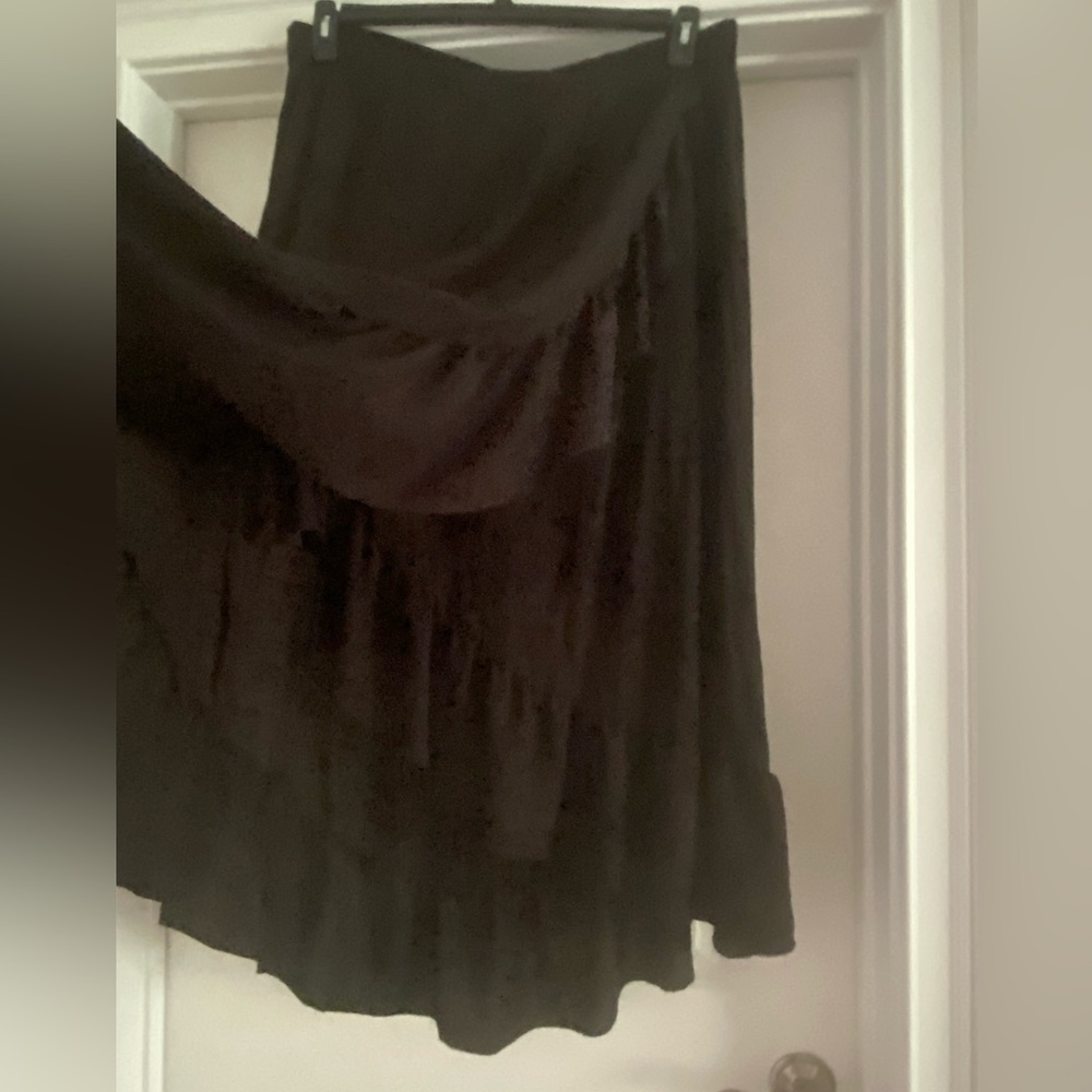 Black wrap skirt - size 1X - Picture 10 of 11